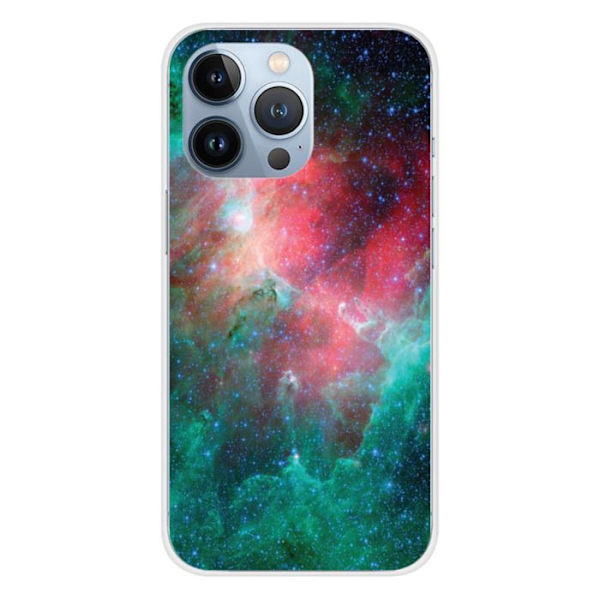 Silikonskal - Kompatibel med Apple iPhone 13 Pro - design nebulosa Transparent