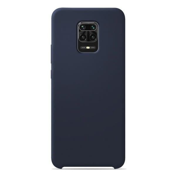 Silikonskal Soft Touch - Xiaomi - Redmi Note 9 Pro - Blå - Stötabsorberande - Trådlös laddning blå