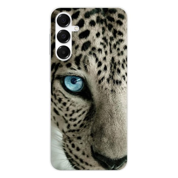 Siliconfodral - Kompatibel med Samsung Galaxy A16 - design med leopardögon Transparent