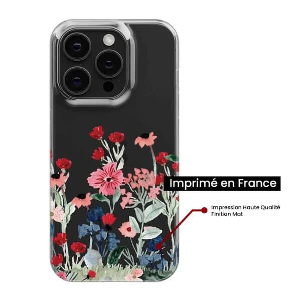 Siliconfodral - Kompatibel med Xiaomi Redmi Note 12 Pro Plus - design med vårblommor Transparent