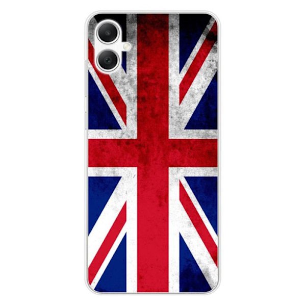 Siliconfodral med tryck - 1001 skal - Samsung Galaxy A05 - Englands flagga - Optimal skydd - Mjuk Transparent