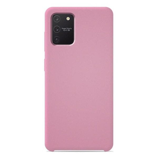 Siliconehölje Soft Touch - Samsung - Galaxy S10 Lite - Rosa - Stöttålig - Trådlös laddning rosa