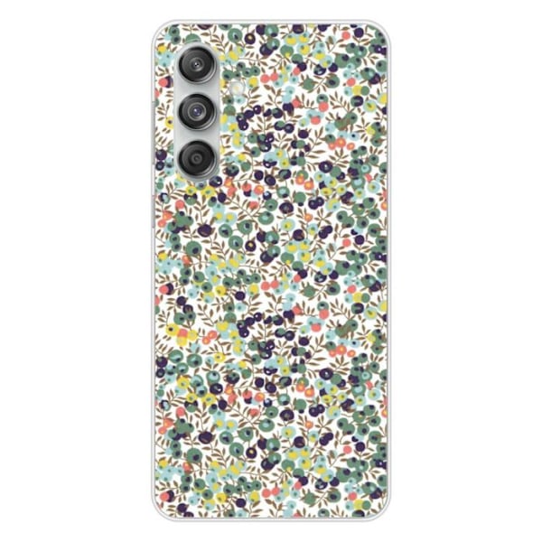 Siliconfodral - Kompatibel med Samsung Galaxy M55 5G - design liberty wiltshire grön Transparent
