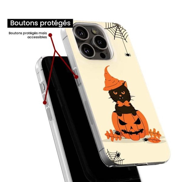 Siliconfodral med tryck - 1001 fodral - Galaxy A13 5G - Flerfärgad - Halloween-mönster - Semi-rigid Flerfärgad