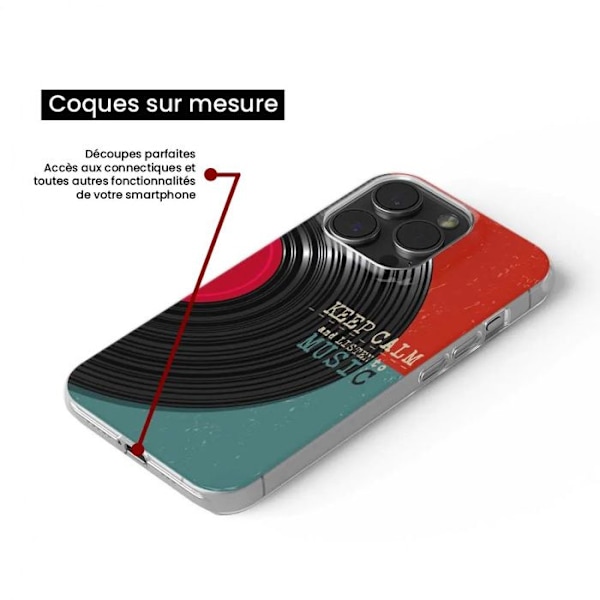 Silicone Case Printed - 1001 Cases - Xiaomi 14 Pro - Flexible - Transparent - Multicolored Transparent