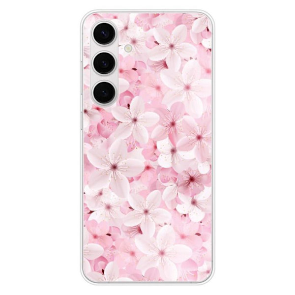 Siliconfodral - Kompatibel med Samsung Galaxy S24 FE - sakura-design Transparent