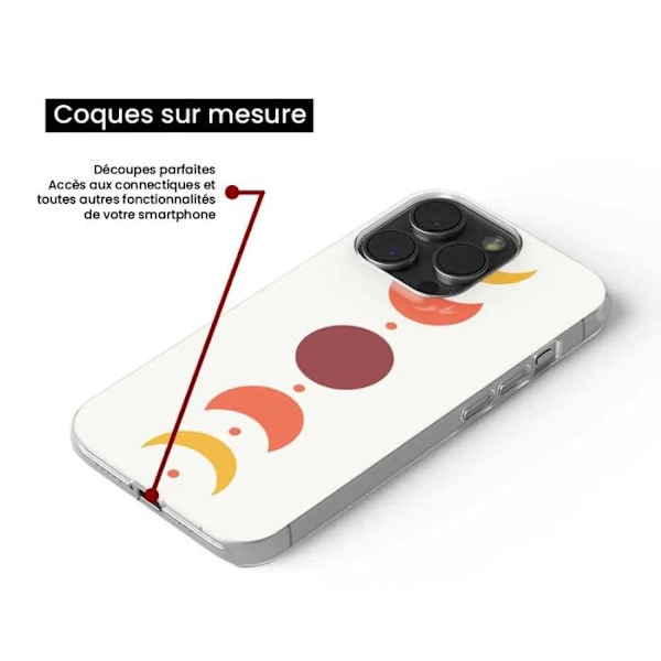Silikonskydd - Kompatibel med Xiaomi 13 - design eklips Transparent