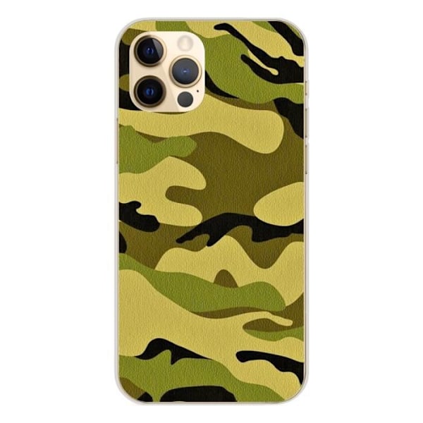 Tryckt silikonfodral som är kompatibelt med iPhone 12 Pro Camouflage