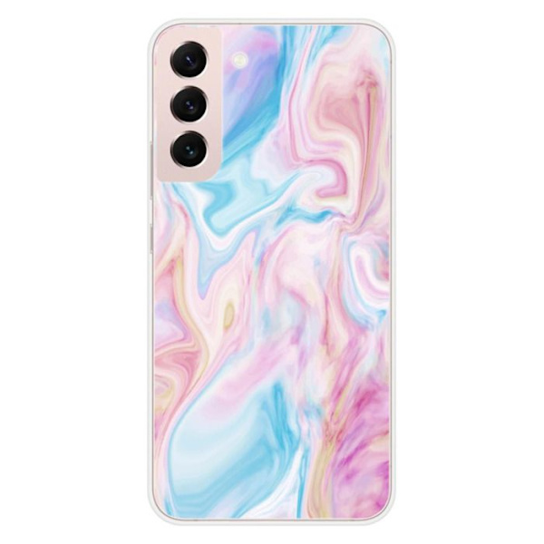 Siliconfodral - Kompatibel med Samsung Galaxy S22 Plus - design tvål Transparent