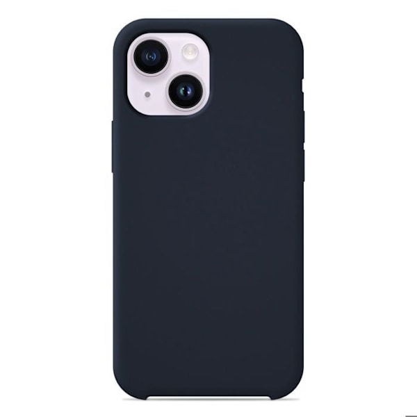 Siliconefodral Soft Touch - Apple - iPhone 14 - Blå - Stötsäker - Trådlös laddning blå