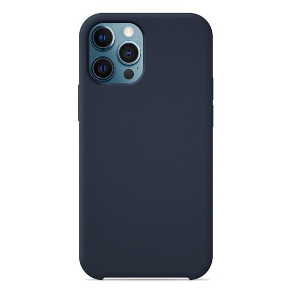 Siliconfodral Soft Touch - Apple - iPhone 12 Pro Max - Blå - Stötsäker - Trådlös laddning blå