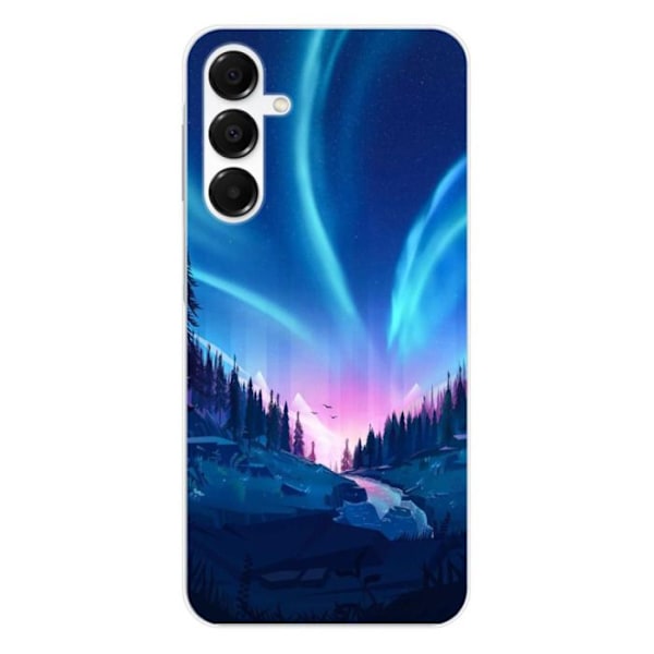 Siliconefodral - Kompatibel med Samsung Galaxy A16 - design nattfall Transparent