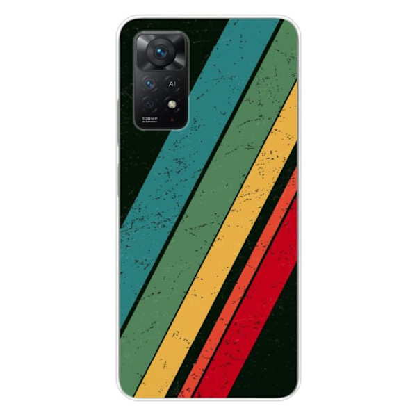 Siliconfodral - Kompatibel med Xiaomi Redmi Note 11 Pro Plus 5G - grunge-design Transparent