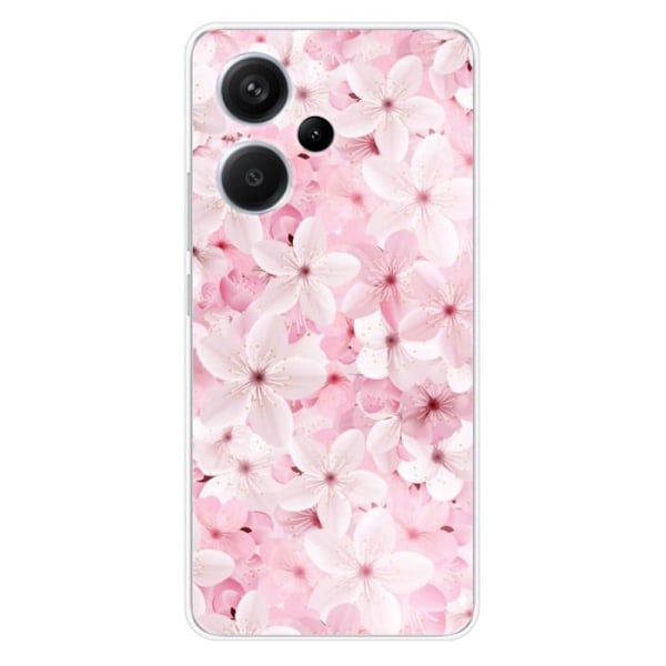 Siliconefodral - Kompatibel med Xiaomi Redmi Note 13 Pro Plus 5G - sakura-design Transparent
