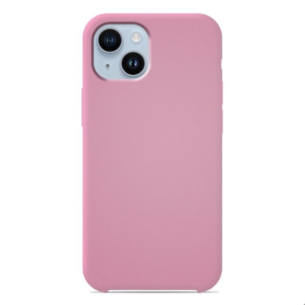 Silikonskal Soft Touch - Apple - iPhone 14 Plus - Rosa - Stöttålig - Trådlös laddning rosa