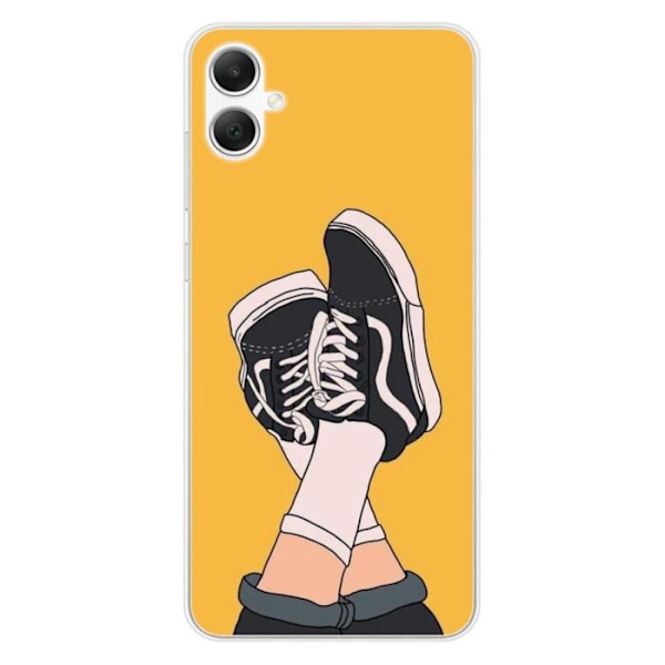 Silicone-fodral - Kompatibel med Samsung Galaxy A05 - design sneakers Transparent