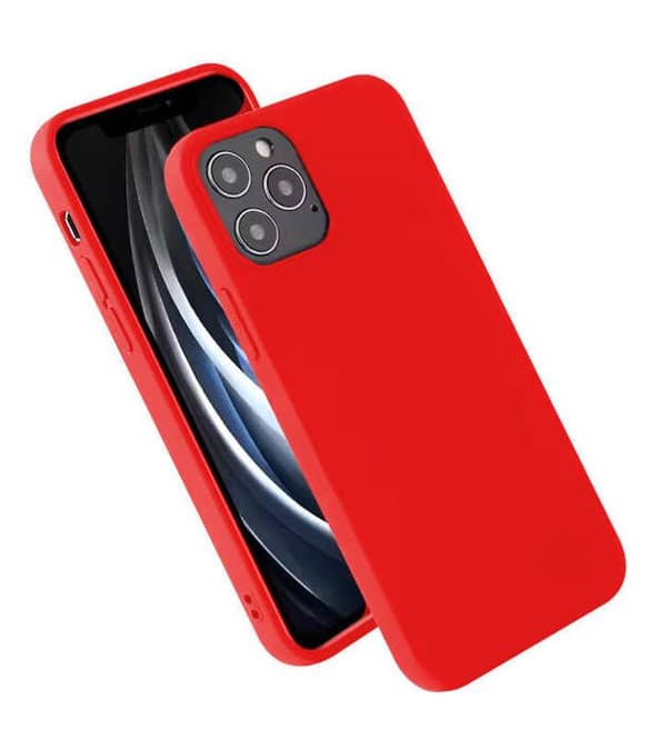 Röd silikonfodral - Kompatibel med Apple iPhone 14 Pro Max Röd