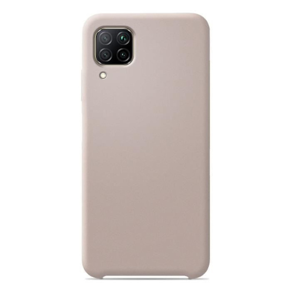 Plain Soft Touch rosa sand silikonfodral som är kompatibelt med Huawei P40 Lite