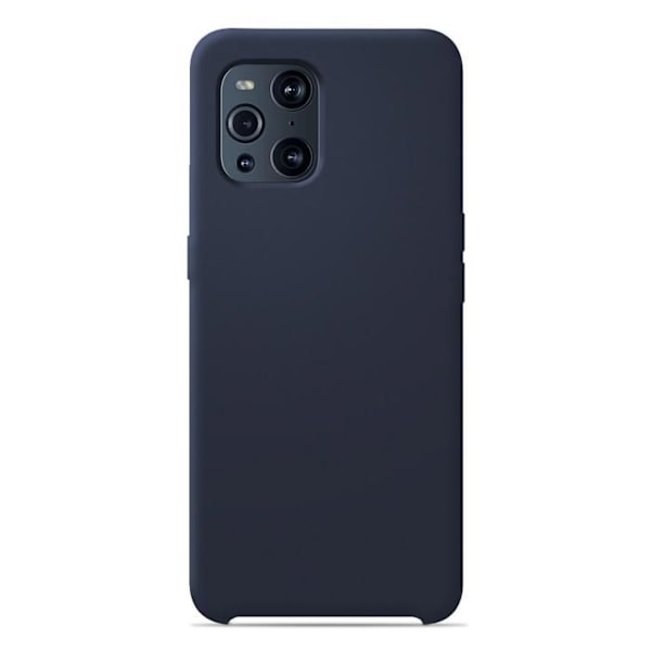 Coque silikon Soft Touch - Oppo - Find X3/X3 Pro - Blå - Stötabsorberande - Trådlös laddning blå