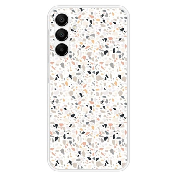 Siliconfodral - Kompatibel med Samsung Galaxy A15 - terrazzo design i färg Transparent