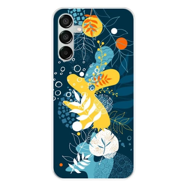 Siliconfodral med tryck - 1001 Fodral - Samsung Galaxy M15 5G - Mönster Havblommor - Optimal skydd - Mjuk Transparent