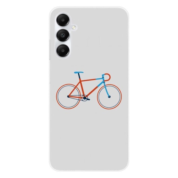 Siliconfodral - Kompatibel med Samsung Galaxy A25 - design cykel färg hipster Transparent