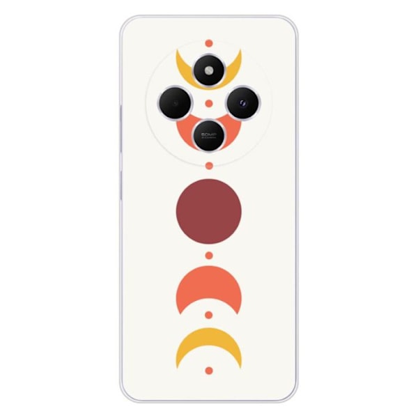 Silicone Case Printed - 1001 Cases - Xiaomi Redmi 14C 4G - Eclipse Pattern - Optimal Protection - Flexible Transparent