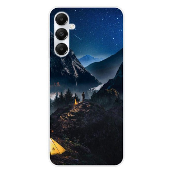 Siliconfodral - Kompatibel med Samsung Galaxy A05S - design endast i bergsmålning Transparent