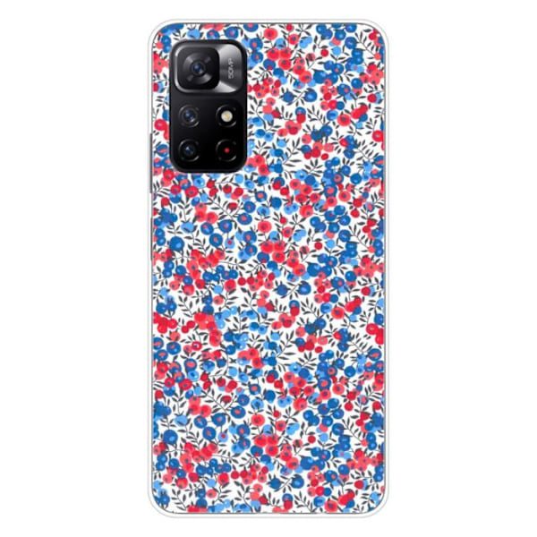 Tryckt silikonfodral kompatibelt Xiaomi Redmi Note 11 5G Redmi Note 11S 5G Liberty Wiltshire Blue Transparent