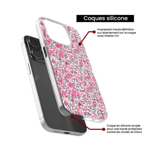 Siliconfodral kompatibelt med Xiaomi Redmi Note 15 5G - Liberty Wiltshire Rose Transparent