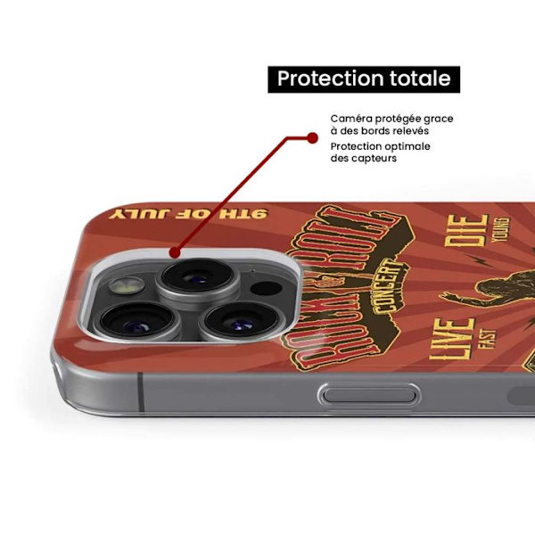Siliconfoder - Kompatibel med Xiaomi Redmi 13C 4G - rock and roll design Transparent