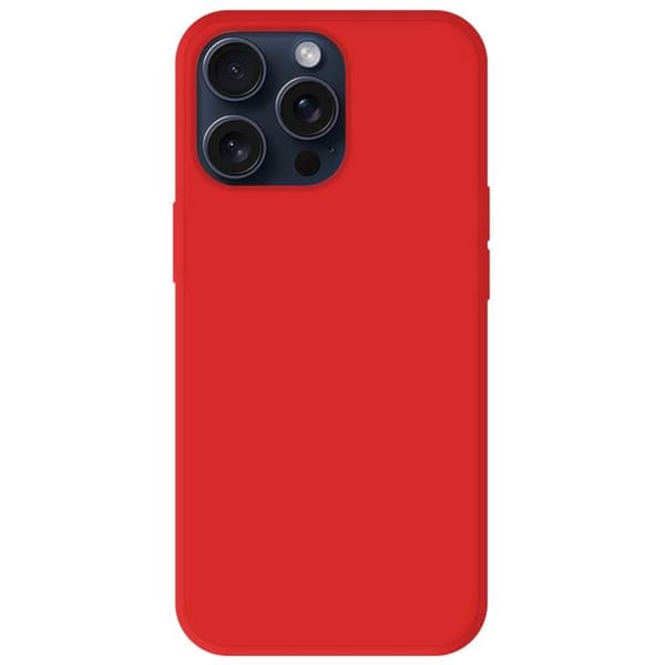 Röd silikonfodral - Kompatibel med Apple iPhone 15 Pro Max Röd