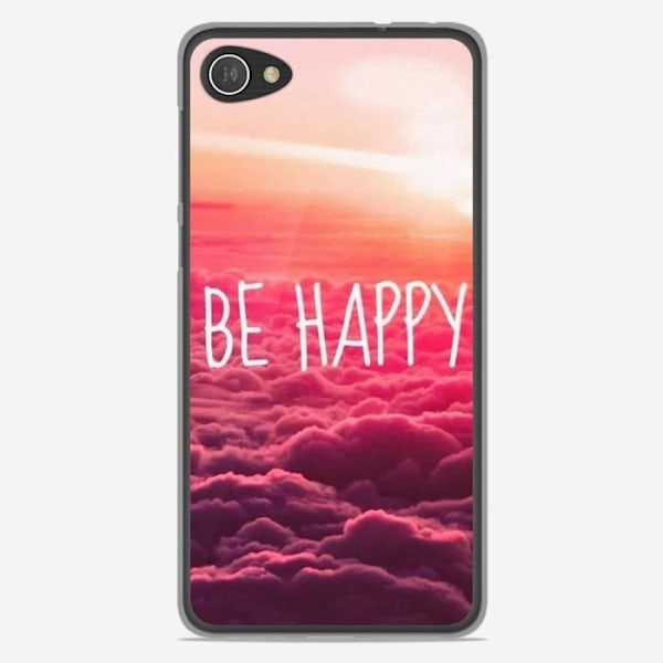 Alcatel A5 LED-fodral i silikongel ryggskydd - Be Happy cloud