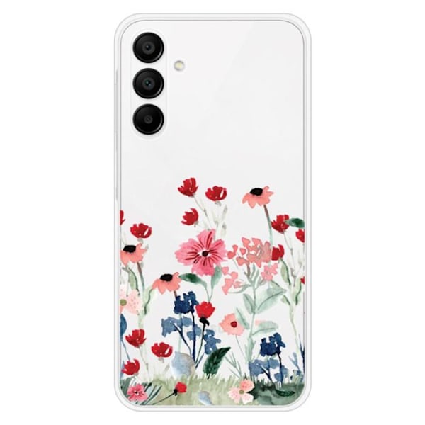 Silicone Case Printed - 1001 Cases - Galaxy A15 - Spring Flowers Pattern - Optimal Protection - Flexible Transparent