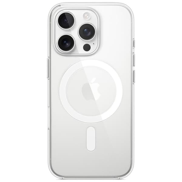 MagSafe-silikonskal - Apple - iPhone 16 Pro - Transparent - Semihård - Elegant Transparent