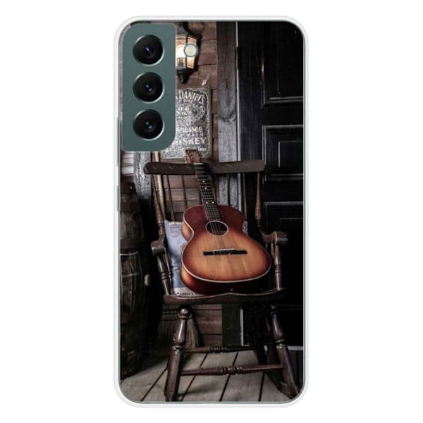 Siliconfodral - Kompatibel med Samsung Galaxy S22 - gitardesign Transparent