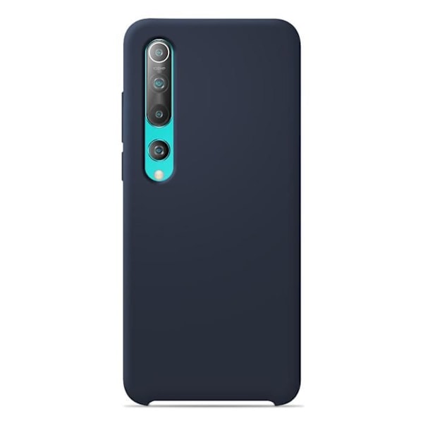 Siliconfodral Soft Touch - Xiaomi - Mi 10 / Mi 10 Pro - Blå - Stötabsorberande - Trådlös laddning blå