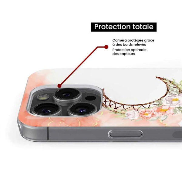 Siliconefodral - Kompatibel med Samsung Galaxy A15 - design drömfångare måne Transparent