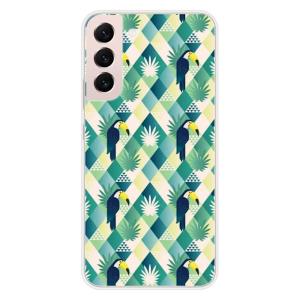 Siliconskal - Kompatibel med Samsung Galaxy S22 Plus - design toukan diamant Transparent