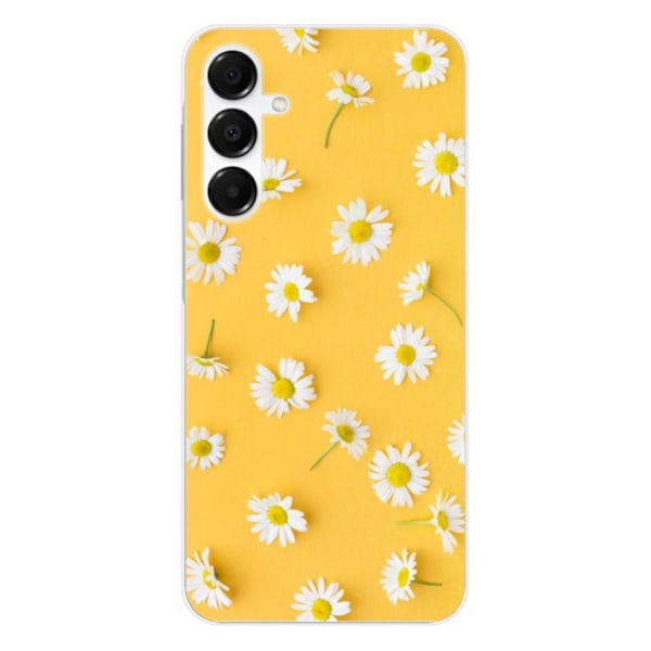 Silikonskal med tryck - 1001 skal - Samsung Galaxy A16 - Margueritter - Optimal skydd - Mjuk Transparent