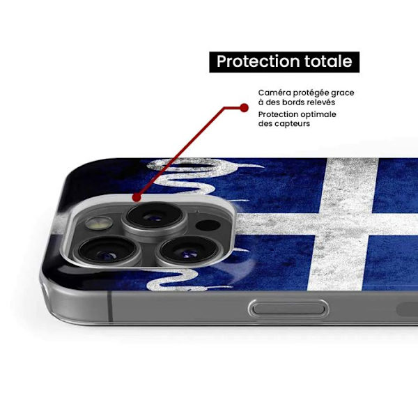 Siliconfodral - Kompatibel med Samsung Galaxy A25 - design med Martinique flagga Transparent