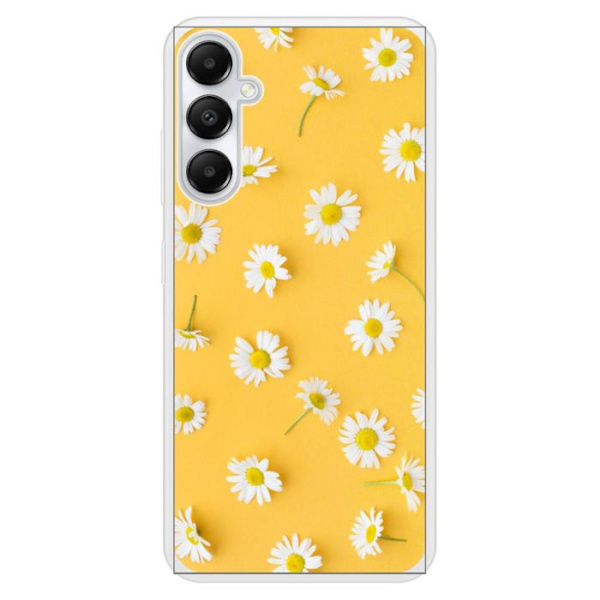 Siliconeförstärkt skal med tryck kompatibelt med Samsung Galaxy A05S Marguerittes Transparent