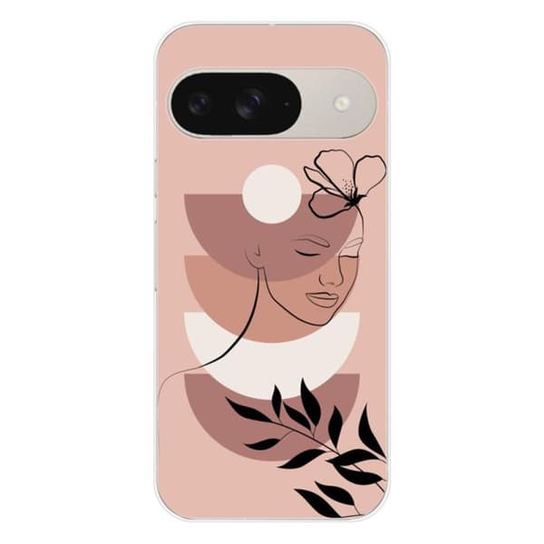 1001Coques - Silikonfodral kompatibelt med Google Pixel 9 Pixel 9 Pro - Bora Bora-mönster - Originaldesign tryckt i Frankrike Transparent