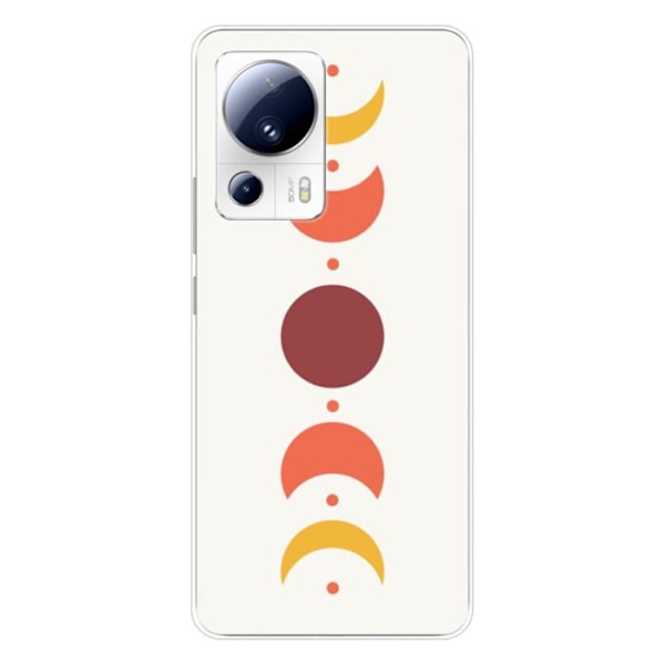 Silicona skal - Kompatibel med Xiaomi 13 Lite - design eclipse Transparent