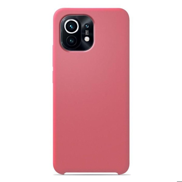 Silicone Case Soft Touch - Xiaomi - Mi 11 - Rosa - Stöttålig - Trådlös laddning rosa