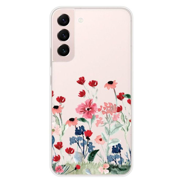 Silikonskal - Kompatibel med Samsung Galaxy S22 Plus - design vår med blommor Transparent