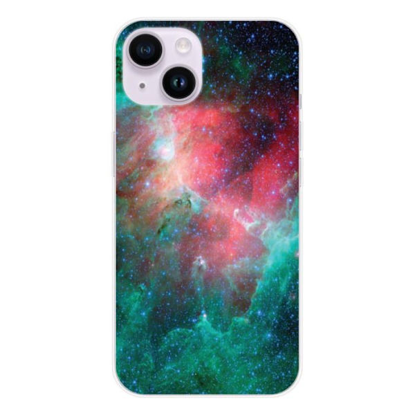 Siliconetui - Kompatibel med Apple iPhone 15 - nebulosdesign Transparent
