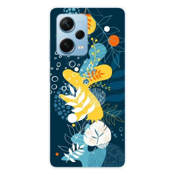 Siliconfodral - Kompatibel med Xiaomi Redmi Note 12 Pro Plus - design sjöblommor Transparent