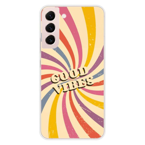 Silikonskal - Kompatibel med Samsung Galaxy S22 Plus - design med goda vibbar Transparent