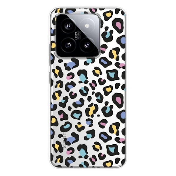 Silikonskal - Kompatibel med Xiaomi 14 - leopardfärgad design Transparent